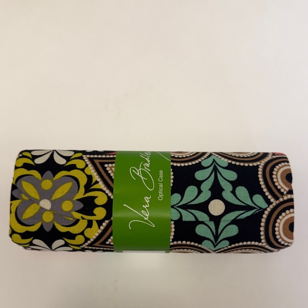 NWT Vera Bradley Sierra Floral Geometric Optical Glasses Case